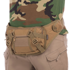 Маленькая поясная тактическая сумка бананка на пояс через плечо военная SILVER KNIGHT Хаки (175) - изображение 7