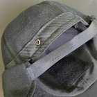 Тепла кепка-бейсболка чоловіча зимова тактична з вухами Zepma з начосом (кеп1) Розмір XL - зображення 7