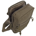 Тактичний рюкзак з однією лямкою SILVER KNIGHT Сумка слінг Поліестер Оливковий (YQS-13) - зображення 4
