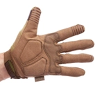 Тактические перчатки военные с закрытыми пальцами и накладками Механикс MECHANIX MPACT Камуфляж (BC-5622) L - изображение 3
