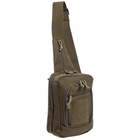 Тактичний рюкзак з однією лямкою SILVER KNIGHT Сумка слінг Поліестер (YQS-224) Хакі - зображення 1