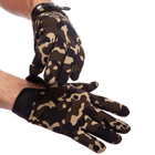Тактические перчатки с закрытыми пальцами 5.11 Для охоты туризма Нейлон текстиль Камуфляж (BC-0527) M - изображение 1