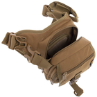 Тактическая сумка на бедро SILVER KNIGHT Военная 25 х 18 см Нейлон Оксфорд 900D Хаки (TY-9001) - изображение 6