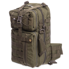 Рюкзак тактический военный патрульный SILVER KNIGHT 12 л Нейлон Оксфорд 900D Оливковый (TY-5386) - изображение 3