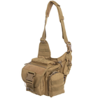 Тактическая сумка через плечо SILVER KNIGHT Военная 26 х 23 см Нейлон Оксфорд 900D Хаки (TY-249) - изображение 2