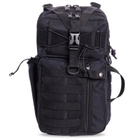 Рюкзак тактический военный патрульный SILVER KNIGHT 12 л Нейлон Оксфорд 900D Черный (TY-5386) - изображение 3