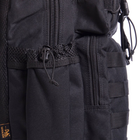Рюкзак тактический военный патрульный SILVER KNIGHT 12 л Нейлон Оксфорд 900D Черный (TY-5386) - изображение 5