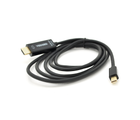 Кабель VEGGIEG MH-3 MiniDisplay Port (тато) на HDMI(мама), 3m, підтримує 1920*1080, Black, Пакет