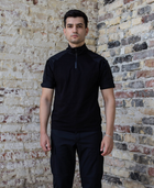 Рубашка тактическая GTex Убакс с коротким рукавом L черная - изображение 1