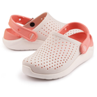 Сабо Crocs Literide Kids Clog 28 р 16.7-17.4 см Детские Нежно Розовые 205964-C11 Powder/White