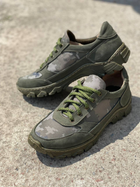 Кроссовки женские тактические ShoesBand Хаки Натуральный нубук с текстильной сеткой 36 (23,5 см) (S32011) - изображение 8