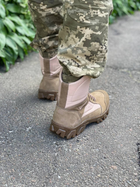 Берцы мужские тактические ShoesBand Песочные Натуральный сверхпрочный нубук 41 (27 см) (S84151) - изображение 4