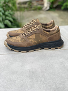Кроссовки мужские тактические ShoesBand Коричневые Натуральный нубук с текстильной сеткой 44 (29 см) (S32001-1) - изображение 4