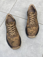 Кроссовки мужские тактические ShoesBand Коричневые Натуральный нубук с текстильной сеткой 44 (29 см) (S32001-1) - изображение 5