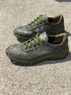 Кросівки жіночі тактичні ShoesBand Хакі Натуральний нубук з текстильної сіткою 40 (26 см) (S32011) - зображення 6
