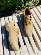 Кросівки чоловічі тактичні ShoesBand Пісочні Натуральний нубук + перфорована шкіра з німецької шкіряною підкладкою 45 (29,5 см) (S38011) - зображення 8