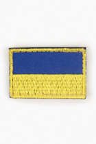 Шеврон Прапор без герба жовто-блакитн 3 х 4,5 см (2000989091646) - зображення 1