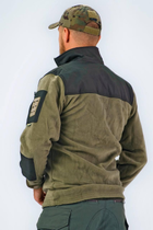 Военная тактическая кофта флисовая Soldier олива 50 размер - изображение 4