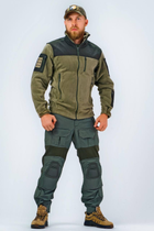 Військова тактична кофта флісова Soldier колір олива 46 розмір - зображення 3