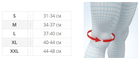 Эластичный бандаж на колено 115 р.XXL правый Aurafix с поддержкой надколенника и спиральными ребрами (115_Aurafix) - изображение 3