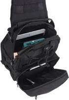 Рюкзак тактический для выживания на плечо 20 BLACK - изображение 2