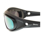 Тактичні окуляри DAISY С5 з поляризацією для військових, стрільби, антивідблиск, 4 комплекти змінних лінз чохол - зображення 4