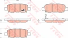 Колодка тормозов. диск. INFINITI FX, NISSAN X-TRAIL (T30) задн. (выр-во TRW) TRW (GDB3294)