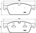 Гальмівні колодки дискові Brembo (P50102)