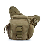 Сумка на плечо Smartex 3P Tactical 10 ST-011 khaki