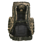 Рюкзак тактический военный Protector plus S408 70л штурмовой с системой Molle Pixel камуфляж - изображение 3
