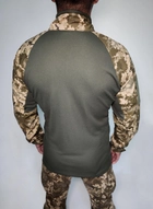 Тактическая рубашка UBACS LeRoy цвет - пиксель-олива (58) - изображение 2