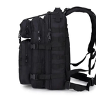 Рюкзак тактический на 30 л, 48х25х23 см с креплением Molle / Штурмовой военный рюкзак Черный - изображение 4