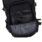 Рюкзак тактический на 30 л, 48х25х23 см с креплением Molle / Штурмовой военный рюкзак Черный - изображение 5