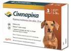 Таблетки Zoetis Simparica від бліх та кліщів для собак 5-10 кг 10022531