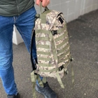 Мужской тактический рюкзак 30 литров пиксель Voin - изображение 6