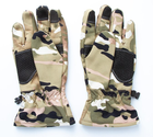 Тактические зимние перчатки Outdoor Tactics Winter Soft размер M. Мультикам. - изображение 6