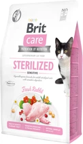 Сухой корм для кошек Brit Care Cat GF Sterilized Sensitive для стерилизованных с чувствительным пищеварением с кроликом