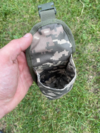 Подсумок для гранаты molle тактический навесной на бронежилет 12×10×6см пиксель - изображение 7