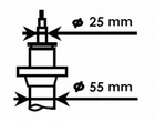 Амортизатор подвески Kayaba Ultra SR KYB325700 KYB (325700)