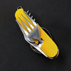 Cкладной нож трансформер Spoon forke 4 в 1 ложка вилка нож - изображение 3