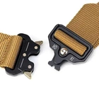 Ремень тактический военный Assault Belt с пряжкой Cobra Койот (для брюк или разгрузочного пояса) 1104-C - изображение 3