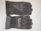 Тактические полнопалые перчатки Eagle ST-1 L Чёрные с усиленным протектором - изображение 7