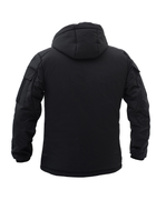 Куртка зимняя тактическая на молнии с капюшоном XL polk black - изображение 4
