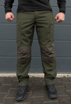 Утеплённые тактические штаны на флисе L modern khaki fleece - изображение 3