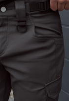Утеплённые тактические штаны на флисе soft shell XXL gray fleec - изображение 7