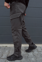 Утеплені тактичні штани на флісі soft shell S gray fleece - зображення 3