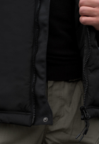 Куртка зимняя тактическая на молнии с капюшоном XS polk black - изображение 8