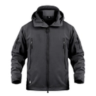 Тактична куртка / вітровка Pave Hawk Softshell black S - зображення 1