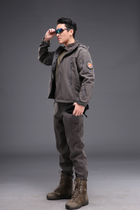 Тактична куртка / вітровка Pave Hawk Softshell grey XXL - зображення 2