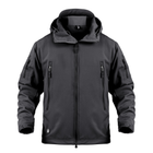 Тактическая куртка / ветровка Pave Hawk Softshell black XXXXL